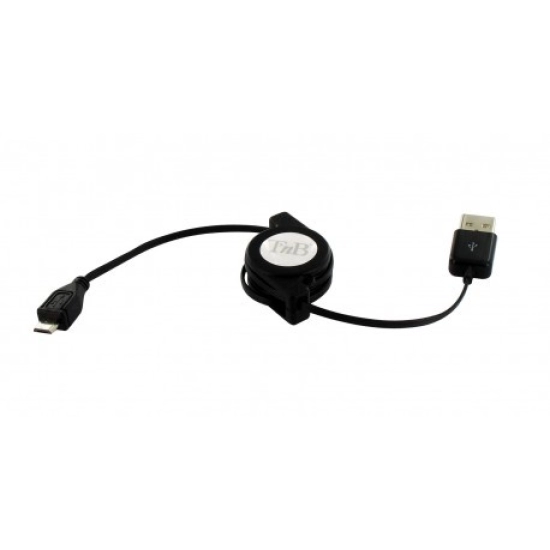 Kabel USB TnB  8P flat 80cm retract 32817 - (A)