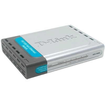 Switch D-LINK DES-1005D, 10/100 Mbps, 5-port   - D-Link