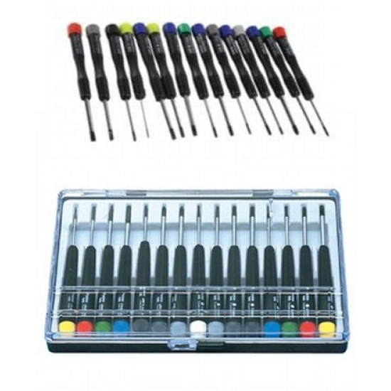 Set odvijača plast. 15 kom. ASS-5151
