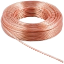 Kabel GOOBAY, zvučnik, 2x0.75, prozirni, 25m kolut 