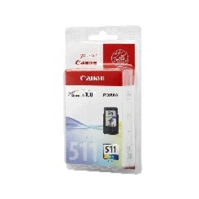 Tinta CANON CL-511C, color, za Pixma MX410/iP2702/MX330/MX340/MX350/MX360/MX420/iP2700/MP230/MP240/MP250/MP252/MP260/MP270/MP280/MP282/MP480/MP490/MP272/MP492/MP495/MP499/MX320   - Canon