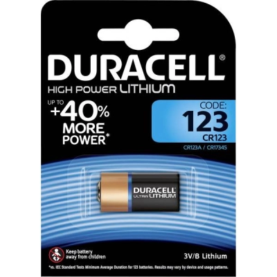 Baterija litijeva Duracell ULTRA DL 123 CR17345 3V 1 kom    - Duracell