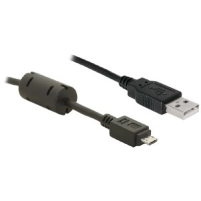 Kabel DELOCK, USB 2.0 A (M) na micro USB B (M), 2m   - Podatkovni kabeli