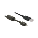 Kabel DELOCK, USB A 2.0 (M) na USB micro B 2.0 (M), 2m