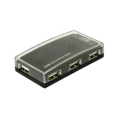 USB HUB DELOCK 61393, USB A 2.0, 4-portni   - Hlađenja, stalci, docking i USB hubovi