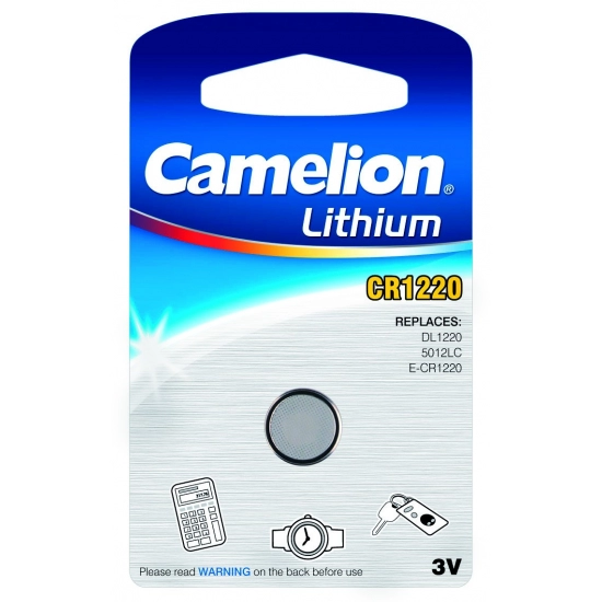 Baterija litijeva  CR 1220, Camelion