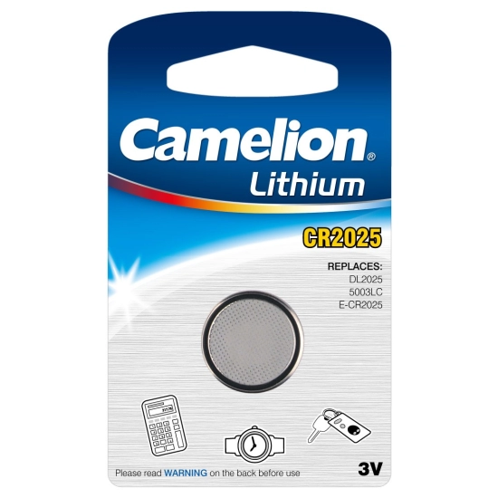 Baterija litijeva  CR 2025, jedan komad,  Camelion