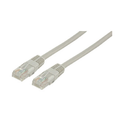Kabel HQ UTP-0008/3, Patch, CAT5e, UTP, sivi, 3m - HQ Kabel HQ UTP-0008/3, Patch, CAT5e, UTP, sivi, 3m - HQ