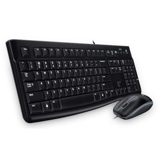 Tipkovnica + miš LOGITECH MK120, crna