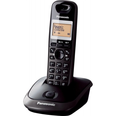 Telefon PANASONIC KX-TG2511FXT, bežični, crni   - Fiksni telefoni