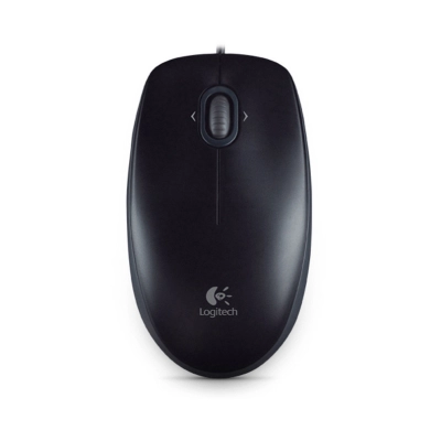Miš LOGITECH M100, optički, žični, 1000 DPI, USB A, crni  