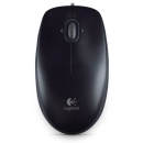 Miš LOGITECH M100, optički, žični, 1000 DPI, USB, crni