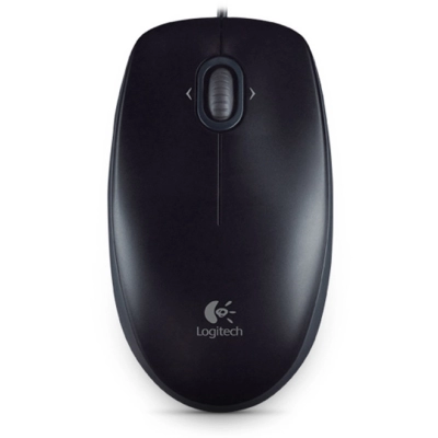 Miš LOGITECH M100, optički, žični, 1000 DPI, USB, crni  