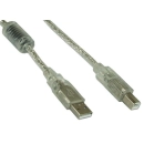 Kabel INLINE, USB 2.0 A (M) na USB 2.0 B (M), 1m