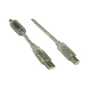 Kabel INLINE, USB A 2.0 (M) na USB B 2.0 (M), 1m