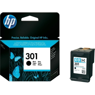 Tinta HP 301 CH561EE, crna, za Deskjet 1050/2050/2050s   - Tinte