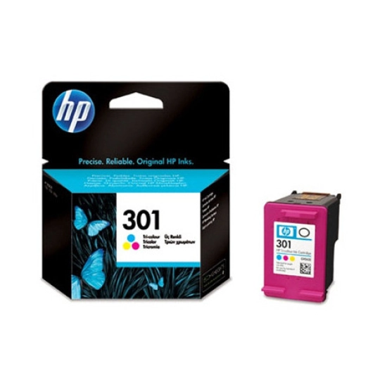 Tinta HP 301, CH562EE, tri-color, za DeskJet 1000/1010/1050/1050A/1510/2000/2050/2050A/2510/2540/3000/3050/3050A/3510/ENVY 4500/5530/OfficeJet 2620/4630 Tinta HP 301, CH562EE, tri-color, za DeskJet 1000/1010/1050/1050A/1510/2000/2050/2050A/2510/2540/3000/3050/3050A/3510/ENVY 4500/5530/OfficeJet 2620/4630