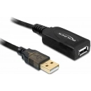 Kabel DELOCK, USB 2.0 (M) na USB 2.0 (Ž), produžni+repeater, 15m