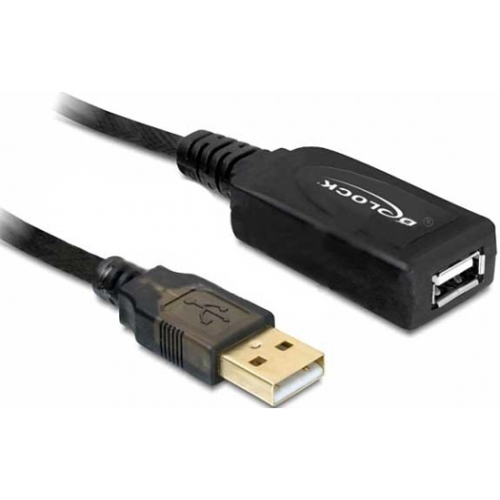 Kabel DELOCK, USB 2.0 (M) na USB 2.0 (Ž), produžni+repeater, 15m