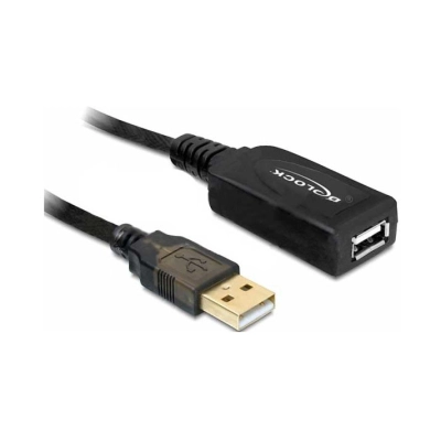 Kabel DELOCK, USB A 2.0 (M) na USB A 2.0 (Ž), produžni+repeater, 15m  