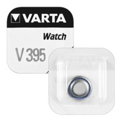 Baterija V 395 1,55V 9,5 x 2,7 mm,      Varta   - Varta