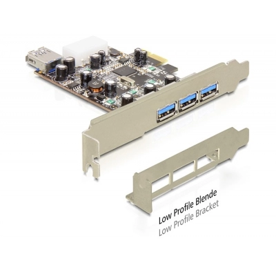 I/O card PCIe- lp 3+1 USB3.0 89281   - PCI i PCExpress kartice