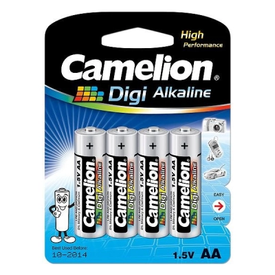 Baterija alkalna DIGI 1,5V AA blister 4 kom, Camelion   - Jednokratne baterije