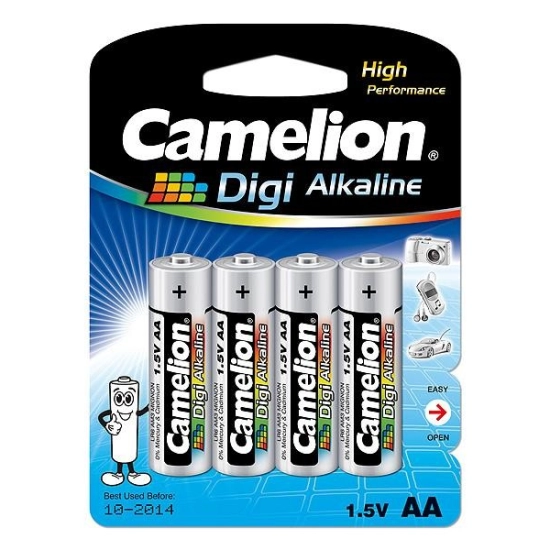 Baterija alkalna DIGI 1,5V AA blister 4 kom, Camelion