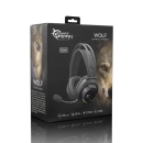 Slušalice WHITE SHARK GH-2044 Wolf, USB A, mikrofon, crne