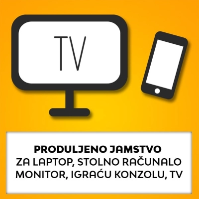 Produljeno jamstvo za laptop, stolno računalo, monitor, igraću konzolu, TV sa 12 na 36 mjeseci – vrijednosti uređaja 0,13-132,72 EUR