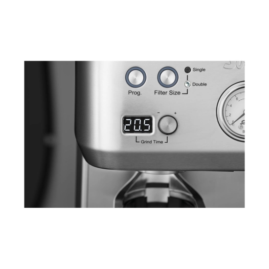 Aparat za kavu SOLIS Grind & Infuse Perfetta, espresso, 1640W, srebrni Aparat za kavu SOLIS Grind & Infuse Perfetta, espresso, 1640W, srebrni