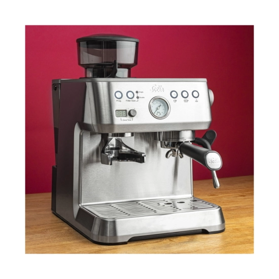 Aparat za kavu SOLIS Grind & Infuse Perfetta, espresso, 1640W, srebrni