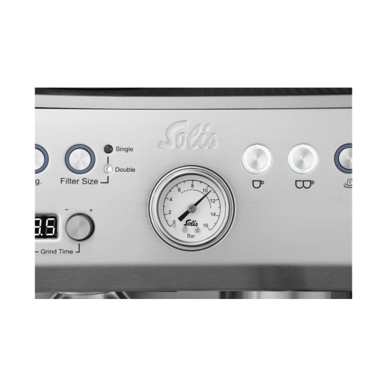 Aparat za kavu SOLIS Grind & Infuse Perfetta, espresso, 1640W, srebrni