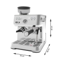 Aparat za kavu SOLIS Grind & Infuse Perfetta, espresso, 1640W, srebrni