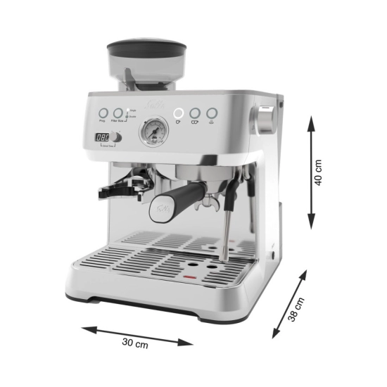 Aparat za kavu SOLIS Grind & Infuse Perfetta, espresso, 1640W, srebrni Aparat za kavu SOLIS Grind & Infuse Perfetta, espresso, 1640W, srebrni