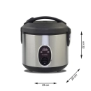 Kuhalo za rižu SOLIS Rice Cooker Compact, 0.8l, sivo