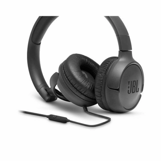 Slušalice JBL Tune500, žičane, mikrofon, on-ear, 3.5mm, crne, JBLT500BLK