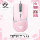 Miš FANTECH Crypto VX7 Sakura Edition Gaming, optički, 8000 DPI, rozi