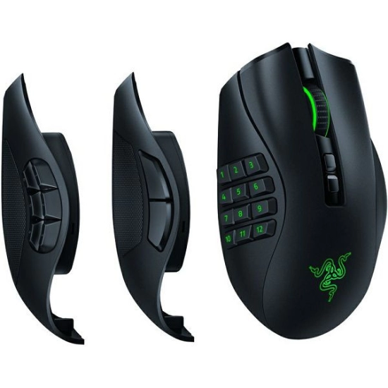 Miš RAZER Naga Pro Wireless, optički, bežični, 20000 DPI, crni