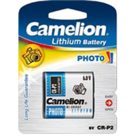 Baterija litijeva  6 V FOTO CRP2,  Camelion