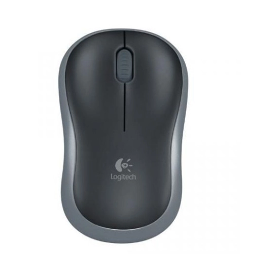 Miš LOGITECH M185, optički, bežični, 1000 DPI, USB A, sivi