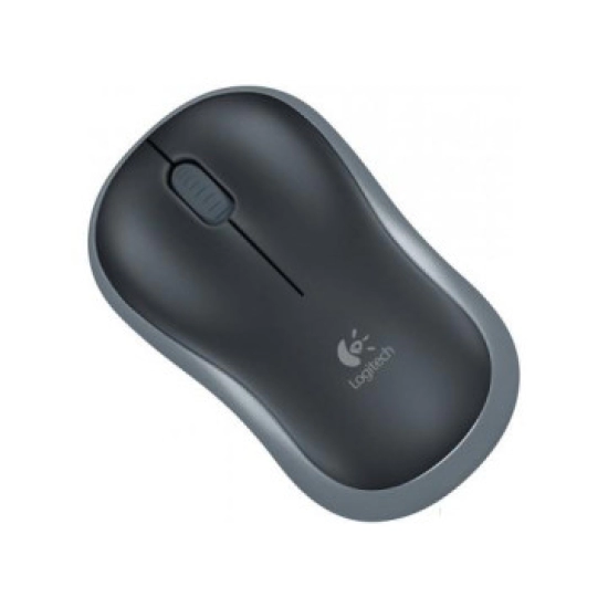 Miš LOGITECH M185, optički, bežični, 1000 DPI, USB, sivi