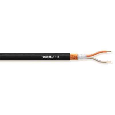 Kabel TASKER C114, mikrofonski, 2x0.25, crni - Tasker Kabel TASKER C114, mikrofonski, 2x0.25, crni - Tasker