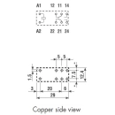 Relej 12V  8A   2xpreklopni FINDER F4052-12