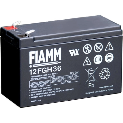 Baterija akumulatorska FIAMM 12FGH36 12V 9Ah F6.3 151x65x94 mm
