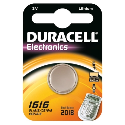 Baterija litijeva DL 1616,  Duracell   - Duracell