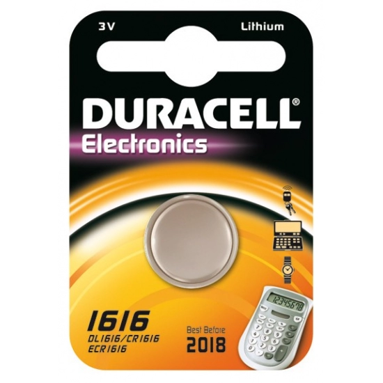 Baterija litijeva DL 1616,  Duracell