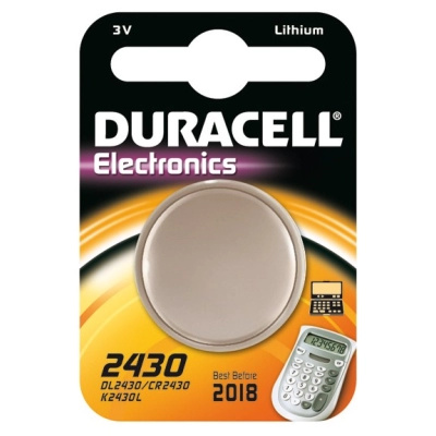 Baterija litijeva DL 2430,  Duracell   - Duracell