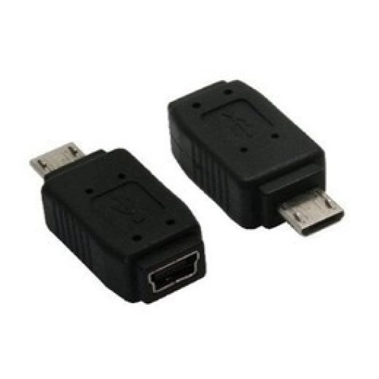 Adapter DELOCK, USB micro B 2.0 (M) na USB mini B 5pin (Ž) Adapter DELOCK, USB micro B 2.0 (M) na USB mini B 5pin (Ž)