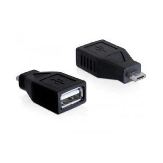 Adapter DELOCK, USB micro B 2.0 (M) na USB A (Ž)